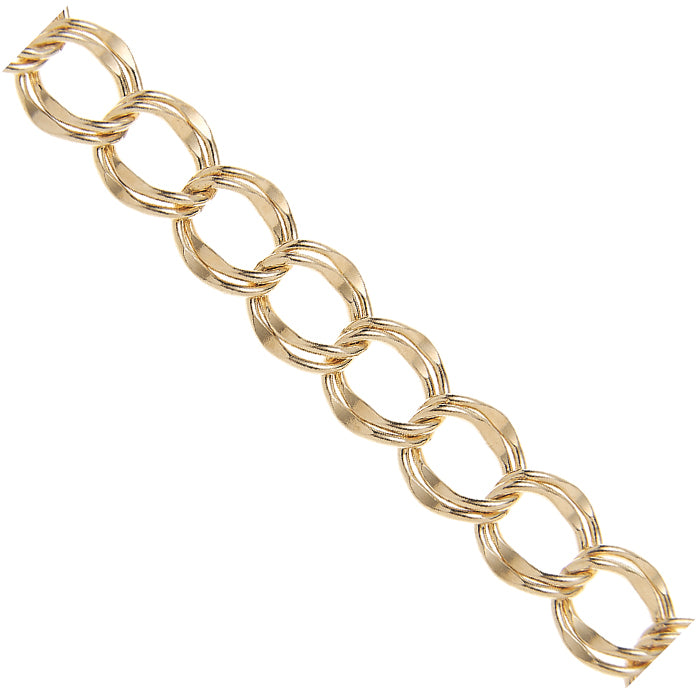 Gold Filled 6mm Parallel Chain