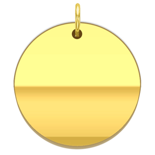 Round Engravable Disc Plate in Multiple Sizes