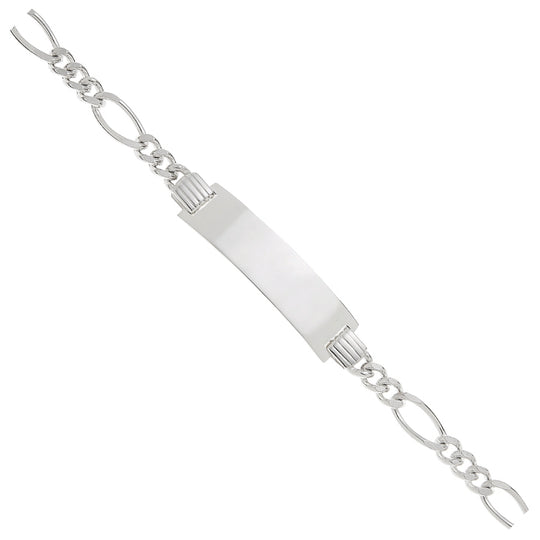 Silver 8in ID Bracelet