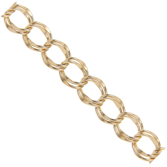 Gold Filled 6mm Parallel Chain