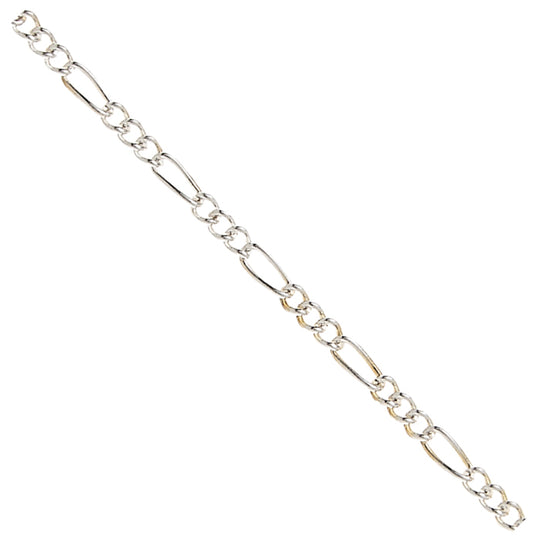Silver 1.4mm Figaro Chain