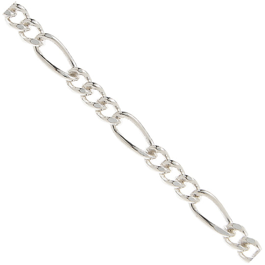 Silver 4.5mm Figaro Chain
