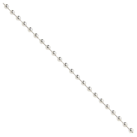 Silver 2mm Bead Chain
