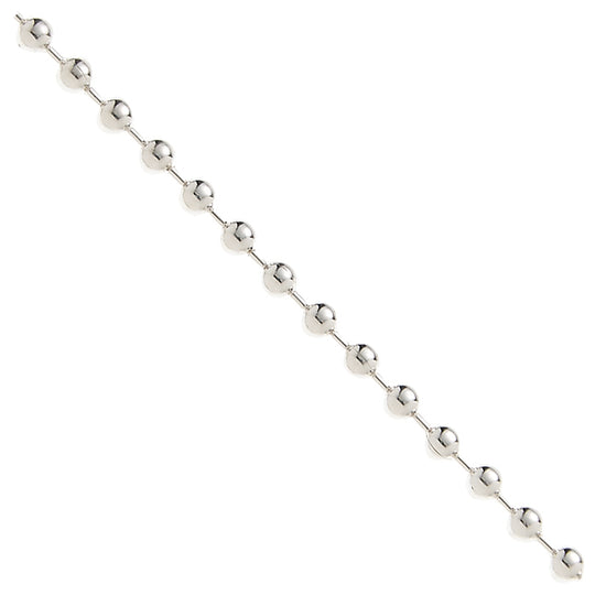 Silver 2.5mm Bead Chain