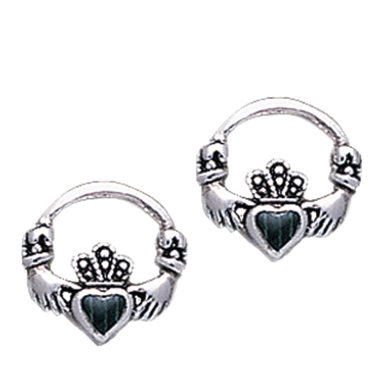 0.925 Sterling Silver 15.5mm Shamrock Pendant