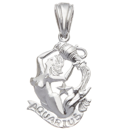 Aquarius 1 1/2in Zodiac Charm