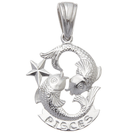 Pisces 1 1/2in Zodiac Charm