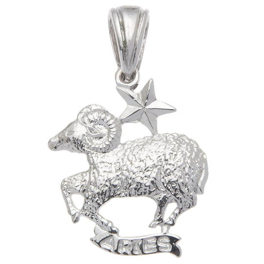 Aries 1 1/2in Zodiac Charm