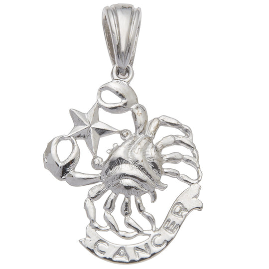 Cancer 1 1/2in Zodiac Charm