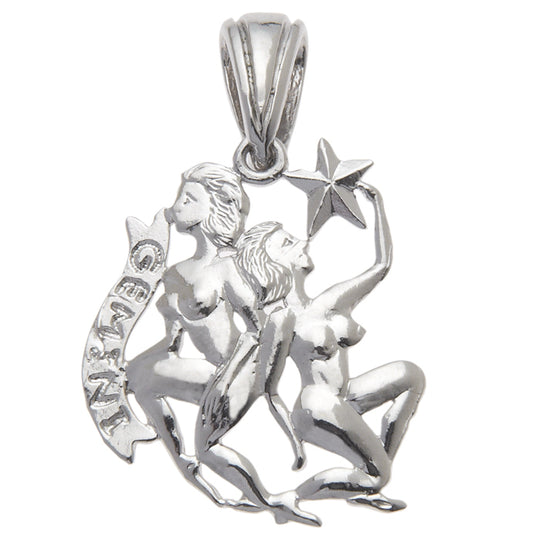 Gemini 1 1/2in Zodiac Charm