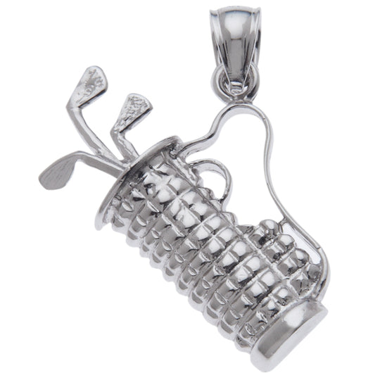 0.925 Sterling Silver 1in Golf Club Charm