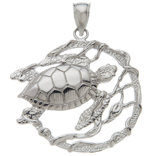 0.925 Sterling Silver Turtle Charm