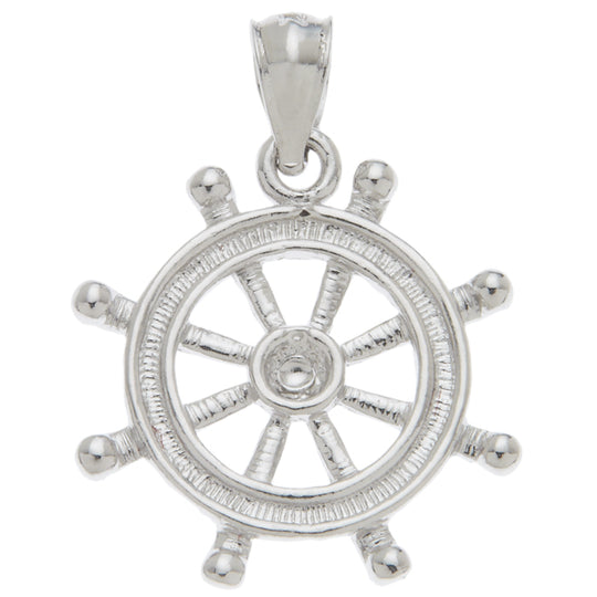 0.925 Sterling Silver 1in Helm Charm