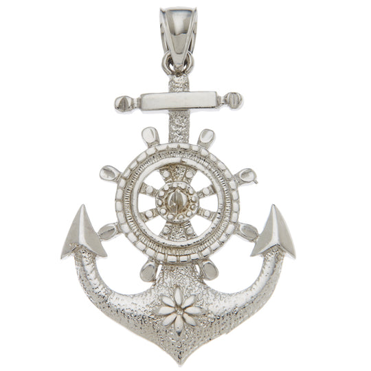 0.925 Sterling Silver Anchor Charm