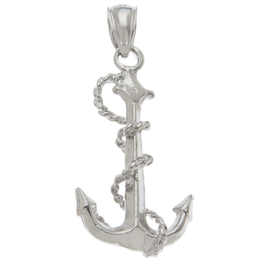 0.925 Sterling Silver Anchor Charm