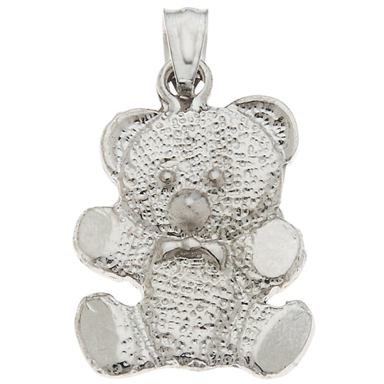 0.925 Sterling Silver 7/8in Bear Charm