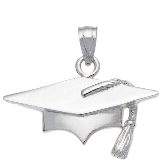 0.925 Sterling Silver 3/4in Graduation Charm