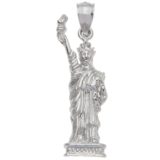 0.925 Sterling Silver 3/4in Statue of Liberty Charm