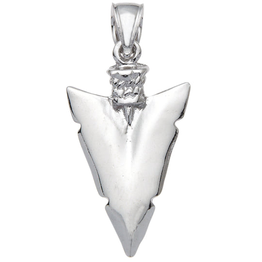 0.925 Sterling Silver 1in Arrow Head Charm