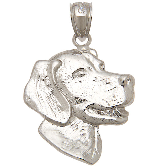 0.925 Sterling Silver 1in Dog Charm