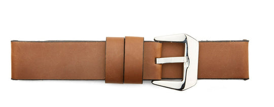 STR-4538 Vintage Style Regular Watch Strap With Raw Lining