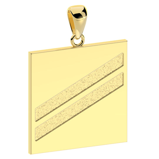 Ladies 10k or 14k Yellow or White Gold Seaman Apprentice US Navy Pendant