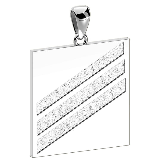 Men's 0.925 Sterling Silver Seaman US Navy Pendant