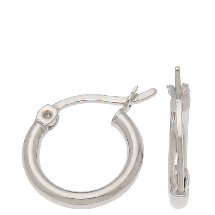 0.925 Stering Silver 2mm Hoop Earrings