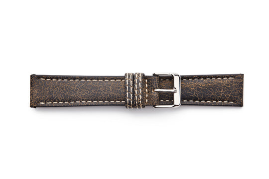 STR-4488 Antique Bomber Leather Regular Watch Strap