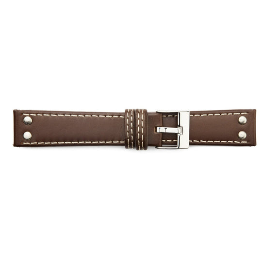 STR-4548 Aviator Style Leather Regular Watch Strap