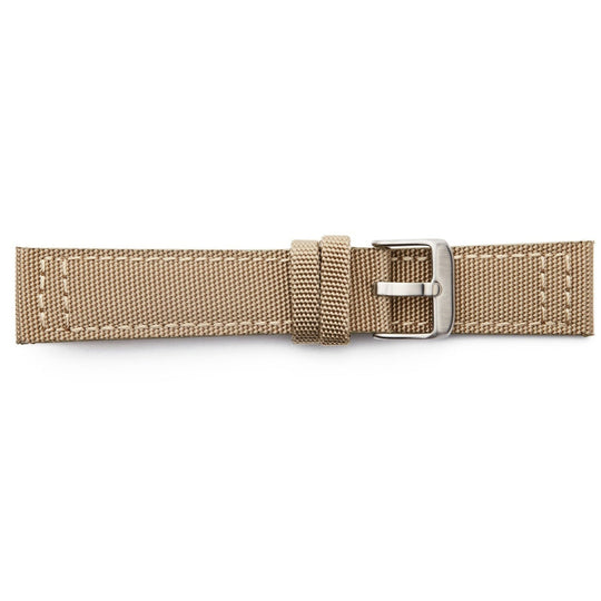 STR-4476 Canvas on Leather Regular Watch Strap