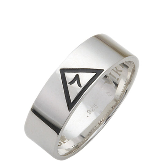 Sterling Silver or Vermeil Masonic Ring