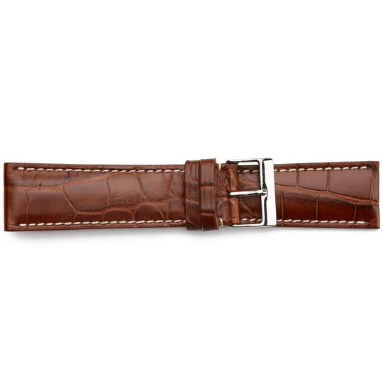 STR-4526 Full Skin Genuine Alligator Leather Regular Watch Strap