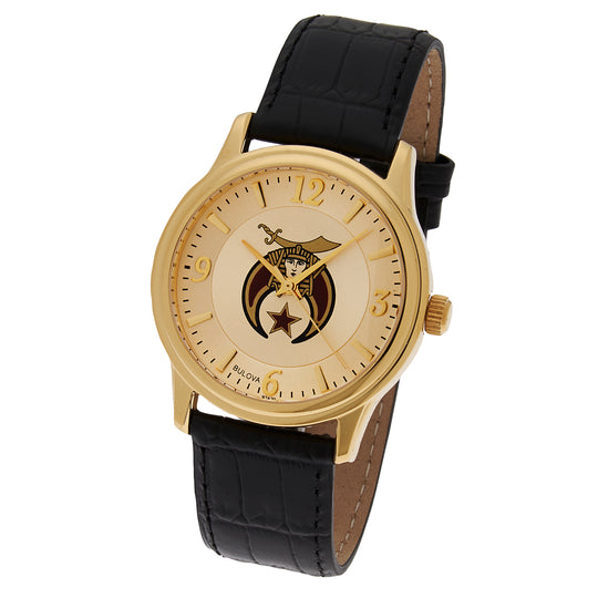Bulova Shrine 39mm Watch with leather strap