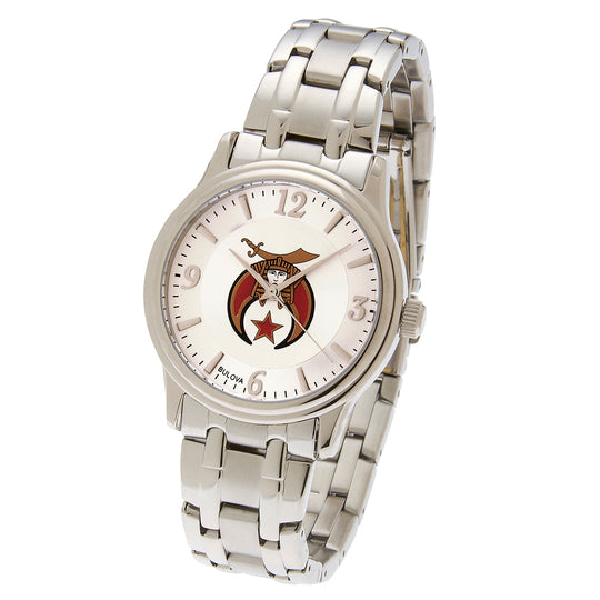 Bulova Shrine 38mm Watch with leather strap