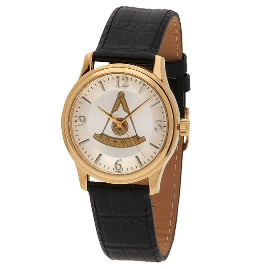 Masonic Past Master Bulova 38mm Watch with optional strap