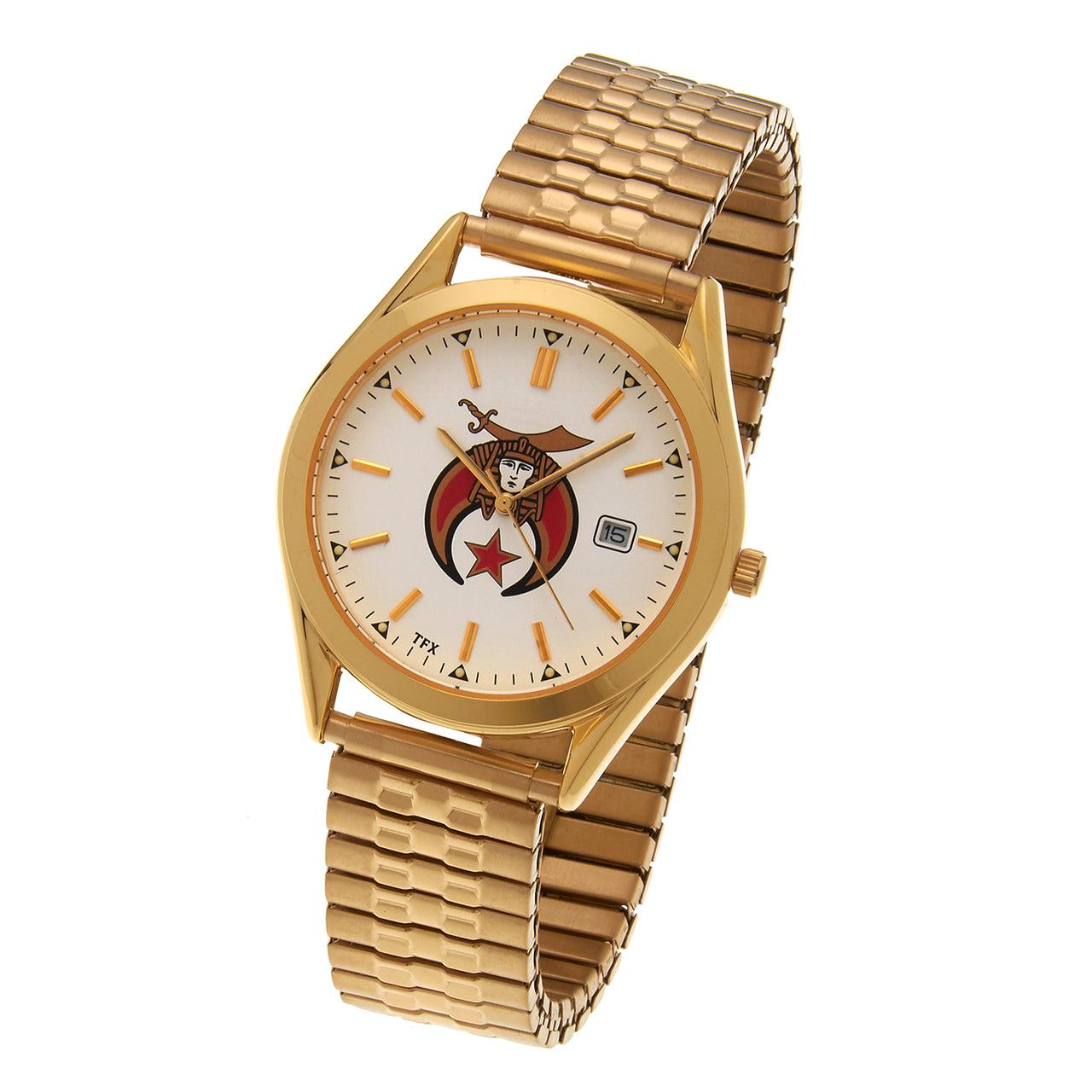 Bulova Shrine 39mm Watch with yellow expansion band