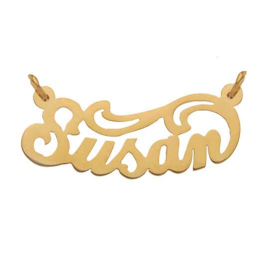 Name Plates 14ky, 14kw, Sterling Silver