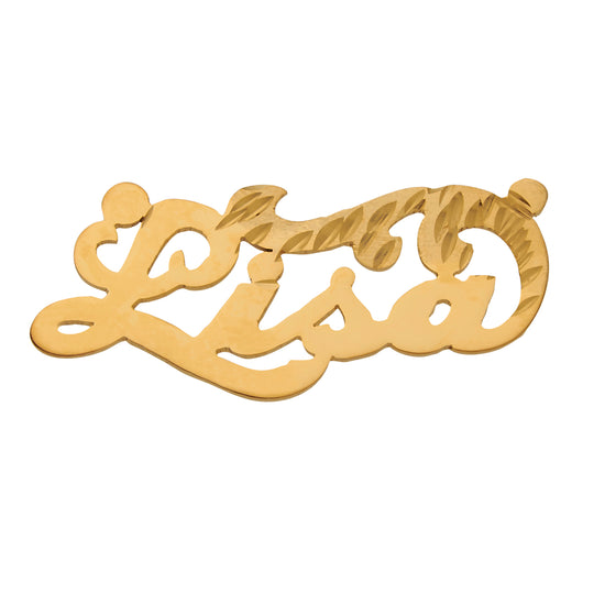 Name Plates 14ky, 14kw, Sterling Silver