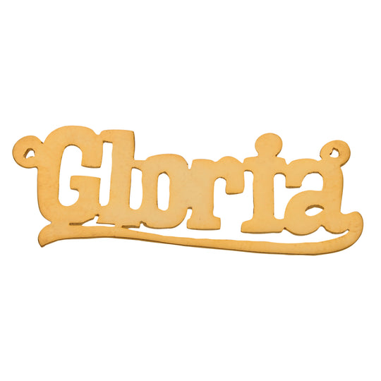 Name Plates 14ky, 14kw, Sterling Silver