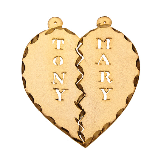 Name Plates 14ky, 14kw, Sterling Silver