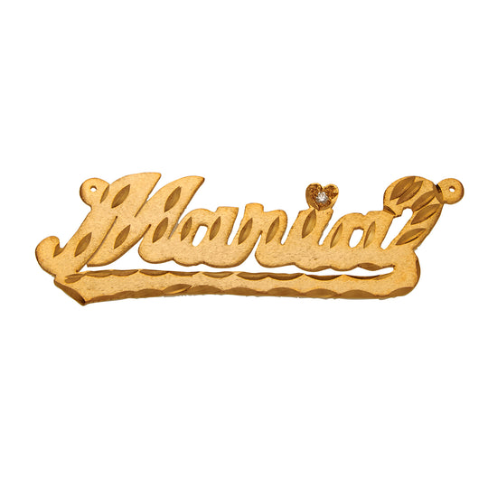 Name Plates 14ky, 14kw, Sterling Silver