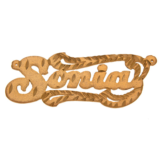 Name Plates 14ky, 14kw, Sterling Silver