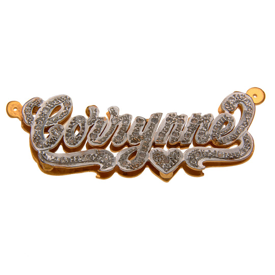 Name Plates 14ky, 14kw, Sterling Silver