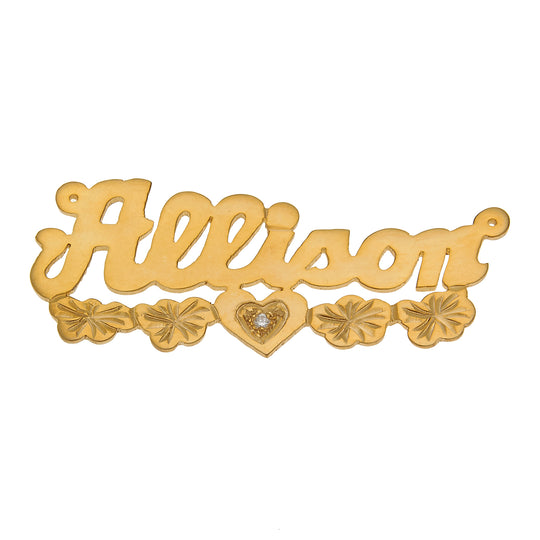 Name Plates 14ky, 14kw, Sterling Silver