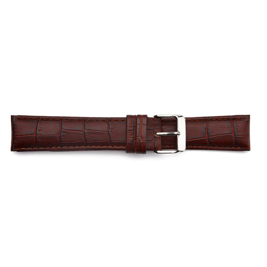 STR-4506L Matte Alligator Grain Watch Strap