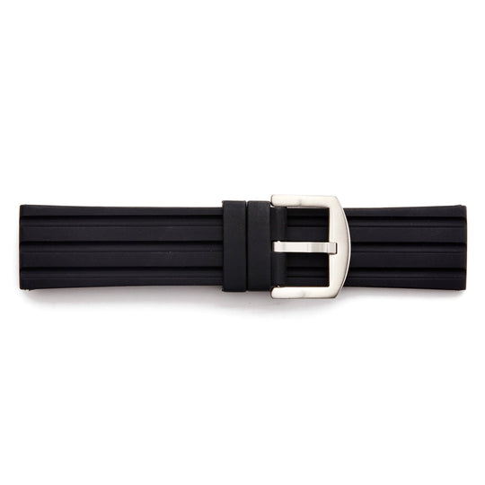STR-4618 Heavy Pirelli Style Rubber Regular Watch Strap