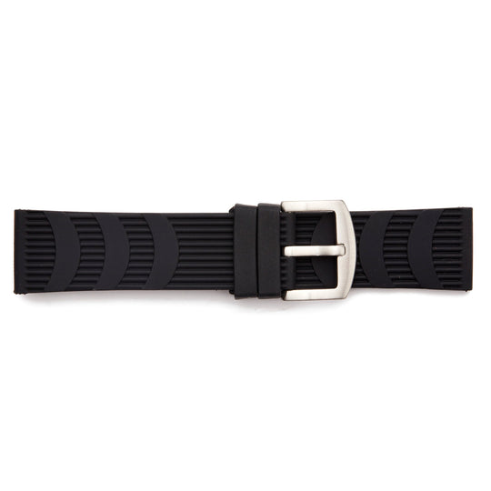 STR-4626 New Moon Style Rubber Regular Watch Strap