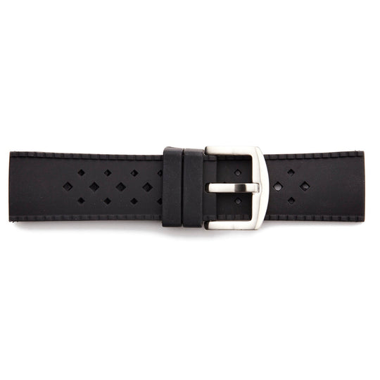 STR-4628 New Diamond Style Rubber Regular Watch Strap