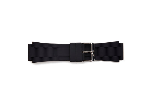 STR-4656 Oyster Style Rubber Watch Band